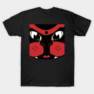 Pop-Up-Pup Muzzle - Red T-Shirt